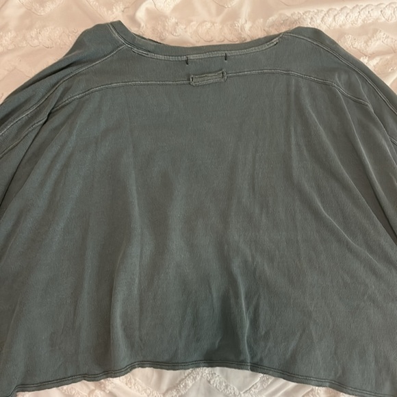 Green Free People cute shirt - Picture 3 of 3